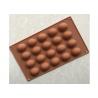 China BPA Free Silicone Chocolate Molds , 20 Cavities Chocolate Ball Mold wholesale