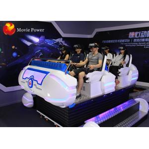Virtual Reality Cinema Simulator 9D Motion Ride 6 Seater Earn More Money