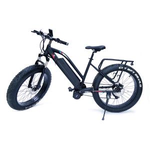 China High Speed  48v 1000w Bafangcentral motor  Mountain Electric Fat Bike with front  suspension fork and LCD color display supplier