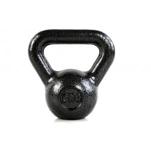 China Customized Logo Weightlifting Black Cast Iron Kettlebell For Men Women supplier