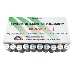 Amoxicillin for Injection 1g/7ml, 50vials/Box The drug treatment of bacterial infections , BP/USP/CP