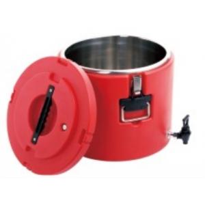 Round Isothermal Container Inside Stainless Steel ( faucet)