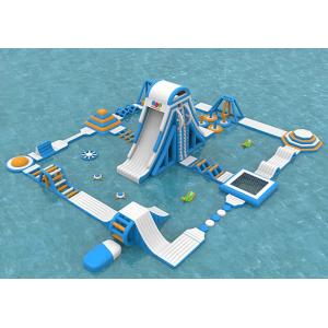 China Sea Inflatable Floating Water Park , Giant  Adult Inflatable Water Splash Park Equipment supplier