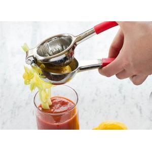 Professional 304 Stainless Steel Lemon Squeezer with Silicone Handle Lemon Juice Press