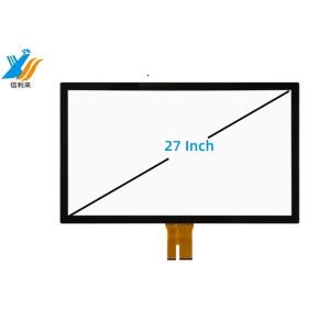 China 27 pulgadas pantalla táctil capacitiva proyectada con múltiples toques (PCAP) Panel táctil personalizable Monitor táctil impermeable a aceite lápiz táctil pantalla LCD anti-UV tableta supplier
