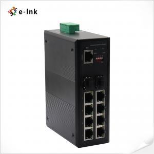 Industrial 8-Port 10/100/1000T 802.3bt HPoE + 2-Port 100/1000X SFP Managed Ethernet Switch