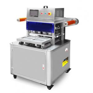 China Automatic Modified Atmosphere Tray Sealing Machine For Plastic Box Bowl Cup supplier