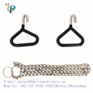 China Obstetrical chains, calf ob chains, calf birthing chains, stainless steel calf pulling chain, cattle chains supplier