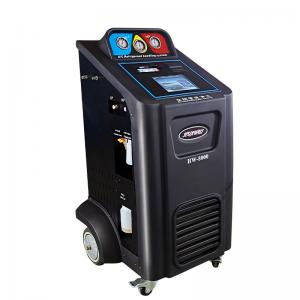 China Black 1000w Automotive Refrigerant Recovery Machine Built - In Printer supplier