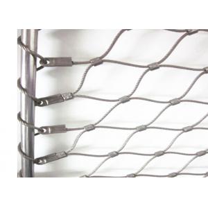 China Flexible X-tend Ferruled Stainless Steel Wire Rope Mesh For Balcony Balustrade supplier