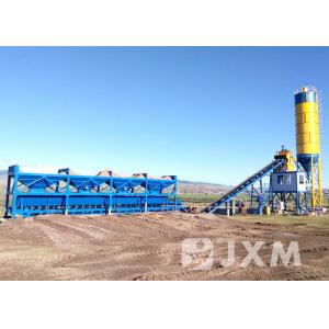 60m3/H Horizontal Concrete Batching Plant 1600L Charging