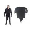 Free Size Riot Gear Body Armor , Black Military Body Armor With T Baton