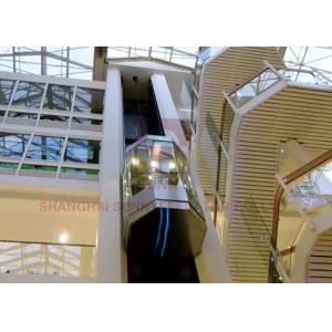 800kg High Speed Elevator Full Glass Sightseeing Panoramic Elevator