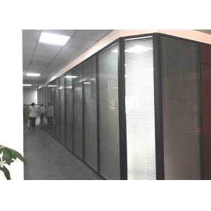 Meubles de bureau en verre de bureau de système en aluminium démontable de séparation