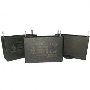 China 15mfd Air Conditioner Fan Capacitor CBB61 450V B-Class S3 Table Fan Capacitor supplier