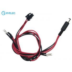 China 794617-4 Micro MATE-N-LOK 3mm Connector To 2.5*5.5mm DC Jack With Solder Joints Wire Cable supplier