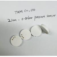 China 21mm Round Ceramic Capacitance Pressure Sensor 100bar Corrosive Liquid Medium on sale