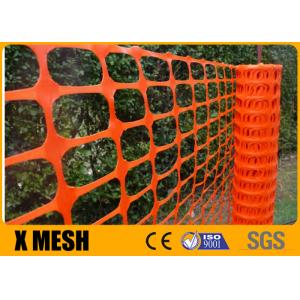 Snow Plastic Mesh Fence Roll 2.5 Inch X 1.75 Inch Mesh Size 48 Inch Width 50 Feet Length