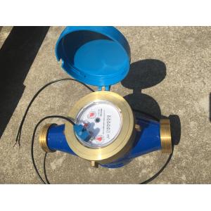 Industrial Multi Jet Water Meter Remote Reading Magnetic Brass Class B DN 40mm