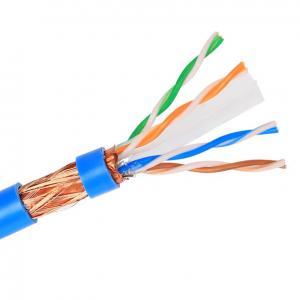 China SFTP STP Indoor Cat6a Ethernet Lan Cable For Telecommunication supplier