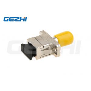 China Hybrid Sc St Matel Fiber Optic Cable Adapter Simplex Singlemode St To Sc supplier