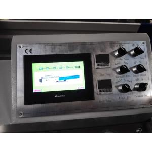China Maquinaria automática da vitrificação dobro da extrusora de PIB com o painel de aço inoxidável da operação, extrusora butílica do vedador de Automatuc supplier