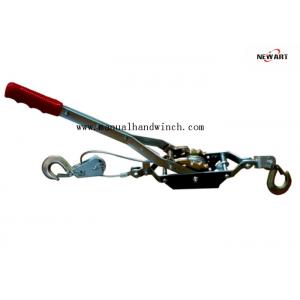 China Steel A3 Transmission Line Tool Body Hand Cable Puller 1T Double Gear Easy Operation supplier