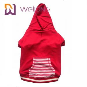 China Customized Colours Printing House Pet Dog Christmas Hoodie CVC For Autumn / Winter supplier