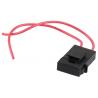 China Red Wire Black Plastic Square Shell Cap Wired Inline Auto Fuse Holder Box MT205 For Mini Car Blade Fuse wholesale