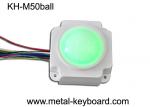 Backlit Resin Mechanical Medical Industrial Trackball Mouse , 50mm Trackball Module