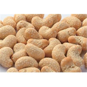 Sesame Coated Cashew Nut Snacks , Full Vitamins Roasted Cashews Unsalted