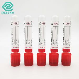 China Red Cap Safety Clot Activator Blood Collection Tube 1-10ml supplier