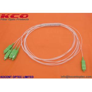 High Stability Blockless Fiber Optic Splitter PLC 0.9mm 1.0m 1.5m 2.0m LSZH SC/APC 1x4