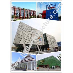 Heavy Steel Fabrication Industrial Commercial Steel Plant With Fire Resistence Sandwich Panel