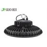 China Black Color LED High Bay Warehouse Lights , Round High Bay With 3 Years Warranty wholesale