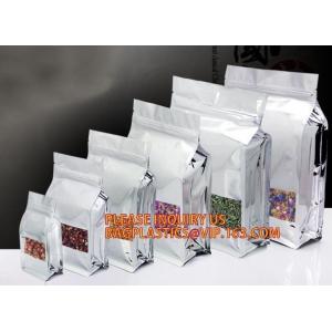 Doypack Pet Food Pouches Bag Zip Lock Coffee Packaging Bags With Valve, Zipper Large Zip Lock Aluminum Foil Plastic Bag