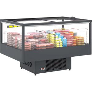 Dual Temperature Panoramic Island Freezer Open Top Switchable