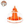 China Plastic Poultry Controlled Chicken Feeder Equipment For Broiler With 16 Grids  Pan  Feeder wholesale