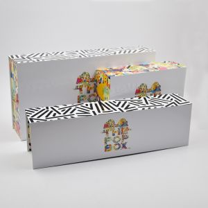 China High-End Custom Printed Flip-top Sliding Drawer Rigid Gift Box with Sponge Insert and Ribbon supplier