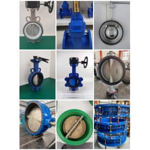 chinese factory wholesaler rubber lined butterfly valve