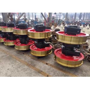 China Investment Casting Crane Wheel Assembly , Forged Alloy Wheels For Crane supplier