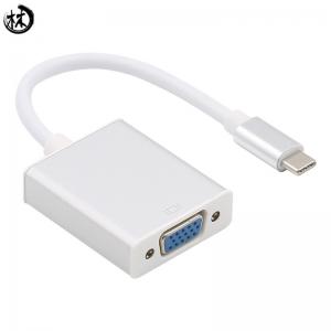 China Kico USB 3.1 Type C To VGA Converter  Type-C To HDTV  Adapter Cable Male To Female Full HD 1080P for Macbook supplier