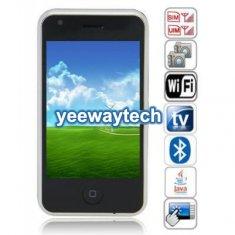 HiPhone ZOHO W7000d Quad Band Dual Cards Dual Cameras WiFi Color TV Bluetooth Java 3.5 - inch Touch Screen Phone
