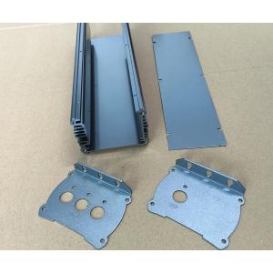 China Sand Acid Oxidation Aluminium Enclosures Aluminum Heat Sink 48*148*130 mm supplier