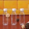 China 28MM CLEAR ODM 8OZ PLASTIC BEVERAGE BOTTLE WITH LIDS wholesale