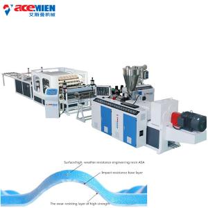 Spanish Style Roof Tile Machine For Products PVC Roofing Tile Extrusion