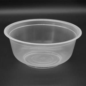 PP 32 Oz Disposable Bowl 1000ml Clear Plastic Salad Bowls Disposable