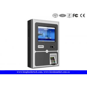 China 17 Inch Wall Mount Kiosk With Thermal Receipt Printer , PIN Pad And Card Reader supplier