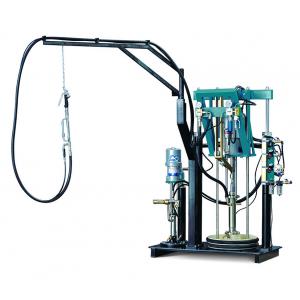 China Manual Two Pump Sealants Spreading Machine For Coating Double Glazing Glass supplier