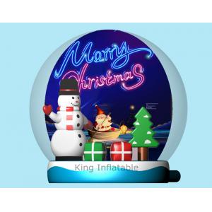 China Outdoor PVC Tarpaulin 3M Dia Inflatable Snow Globe For Advertising wholesale